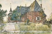 Carl Larsson The Old Church at Sundborn oil painting artist